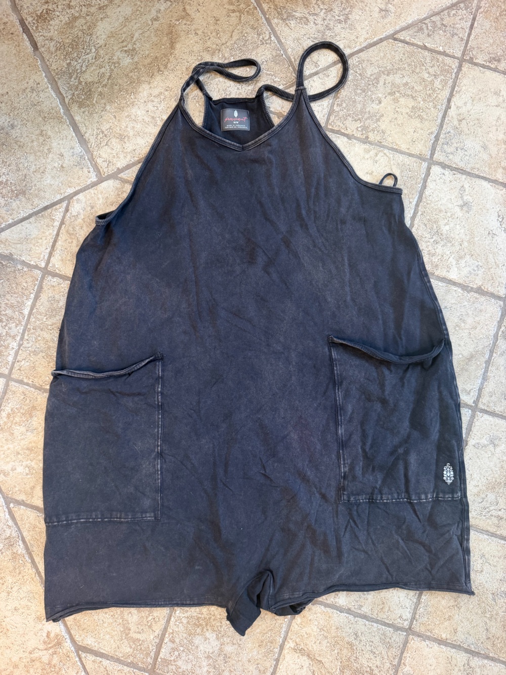 Free people hot shot shorts romper